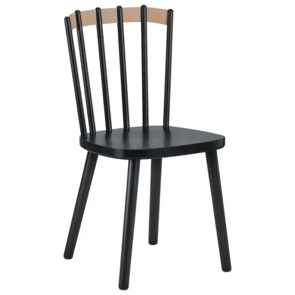 Fredericia Sitzgelegenheiten-Tapio Anttila Collection Piena Stuhl, Birke, Schwarz