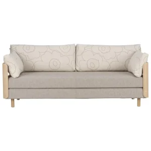 Fredericia Sofas Und Liegen-Tapio Anttila Collection ON2 Wood Schlafsofa, seifenwachsgeölte Eiche - Piirto Unikko - Diamonds 289