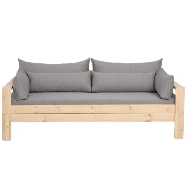Tapio Anttila Collection Sofas Und Liegen-Kaiku Schlafsofa, Kiefer - Hopper 61 in Hellgrau