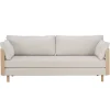 Tapio Anttila Collection Sofas Und Liegen-ON2 Wood Schlafsofa, Eiche geseift gewachst, Diamonds 012, Weiß