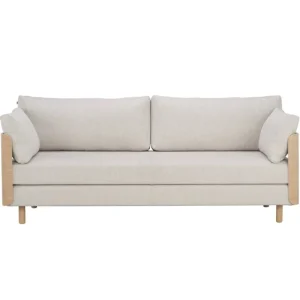 Tapio Anttila Collection Sofas Und Liegen-ON2 Wood Schlafsofa, Eiche geseift gewachst, Diamonds 012, Weiß
