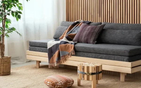 TIPTOE Sofas Und Liegen-Tapio Anttila Collection Day&Night Schlafsofa, Eiche - Grau Hopper 67