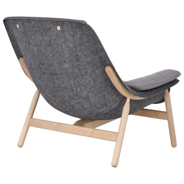 HAY Sitzgelegenheiten-Tapio Anttila Collection Filtti L Sessel, Birke - Grau