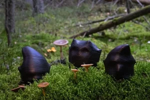 Tapio Anttila Collection Dekorationsgegenstände^Sauna Gnome Figur, schwarz