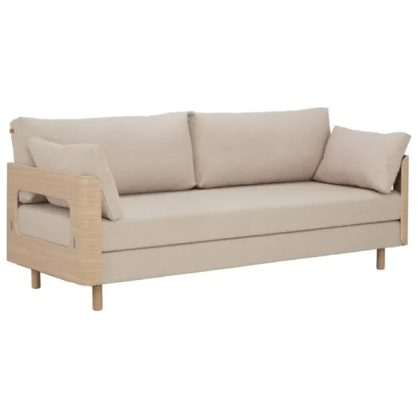 Tapio Anttila Collection Sofas Und Liegen-ON2 Wood Schlafsofa, Eiche geseift gewachst - Hopper 51 in Beige