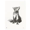 Teemu Ju00e4rvi Illustrations Poster Und Pinnwände^Teemu Järvi Illustrations Fox Poster, 50 x 70 cm