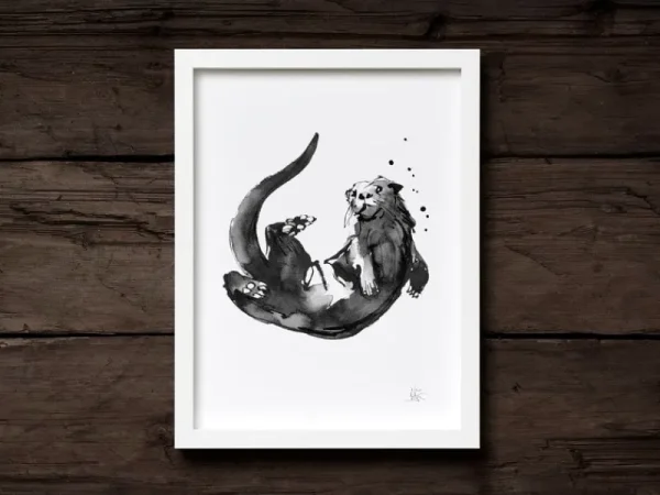 Teemu Ju00e4rvi Illustrations Poster Und Pinnwände^Teemu Järvi Illustrations Otter Poster, 50 x 70 cm