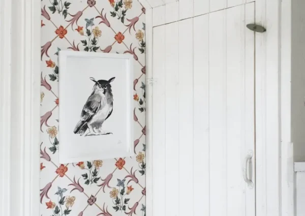 Georg Jensen Poster Und Pinnwände-Teemu Järvi Illustrations Poster Owl, 30 x 40 cm