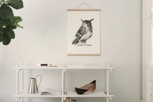 Georg Jensen Poster Und Pinnwände-Teemu Järvi Illustrations Poster Owl, 30 x 40 cm