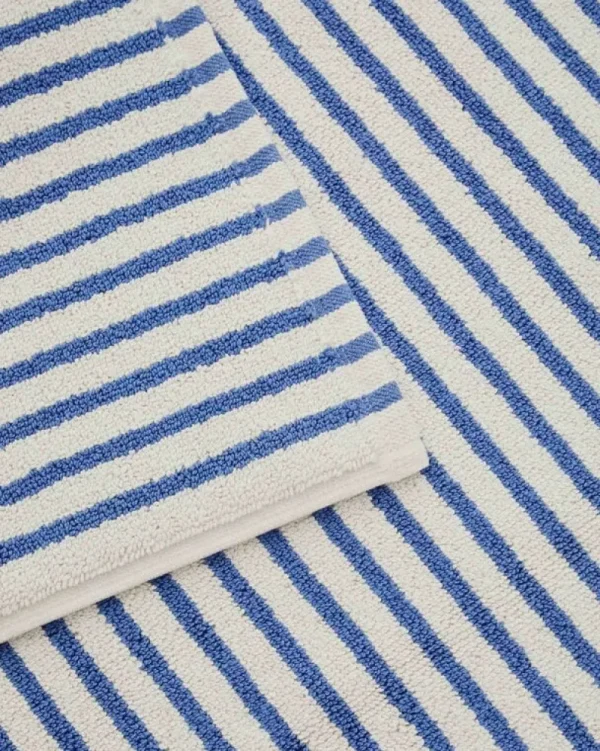 Tekla Badezimmertextilien^Badematte, coastal stripes