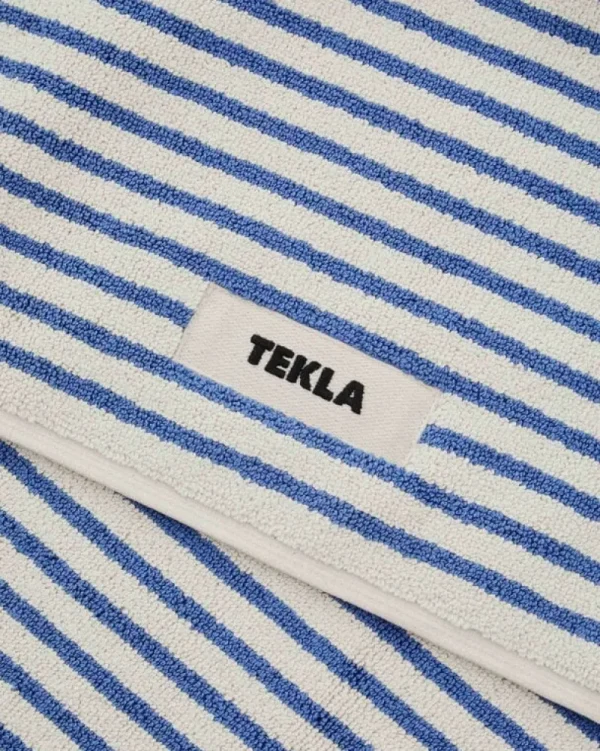 Tekla Badezimmertextilien^Badematte, coastal stripes