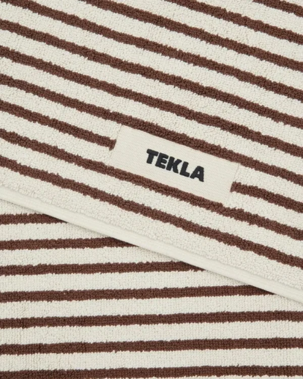 Tekla Badezimmertextilien^Badematte, 70 x 50 cm, Kodiak Stripes