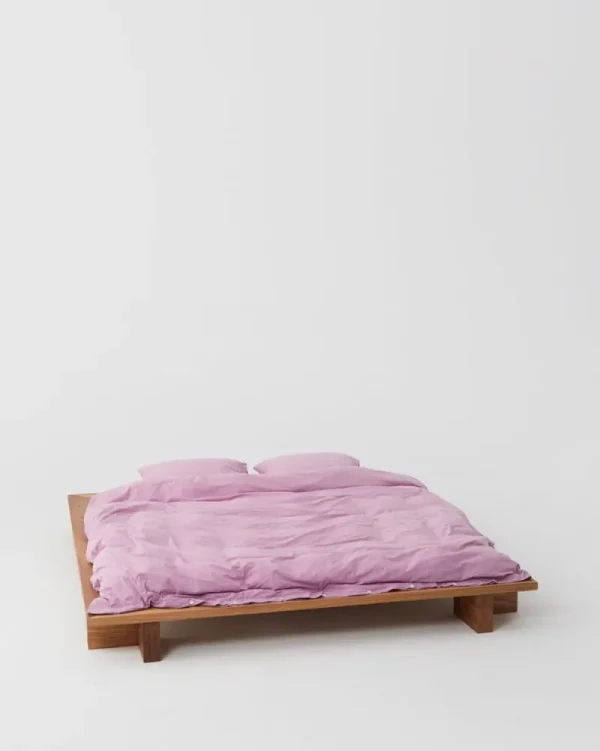 Tekla Bettwäsche^Einzelbettbezug, 150 x 210 cm, Mallow Pink