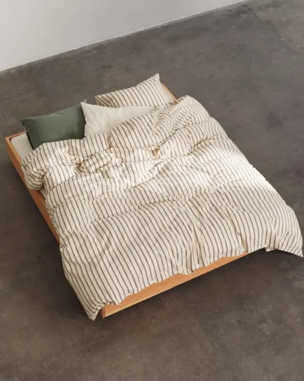 Tekla Bettwäsche^Einzelbettbezug, 150 x 210 cm, Hopper Stripes