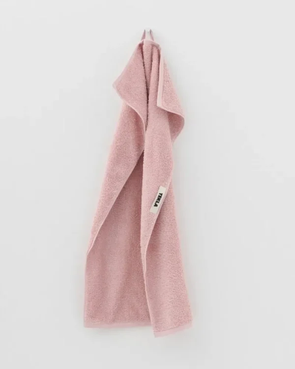 Tekla Badezimmertextilien^Gästehandtuch, Shaded Pink