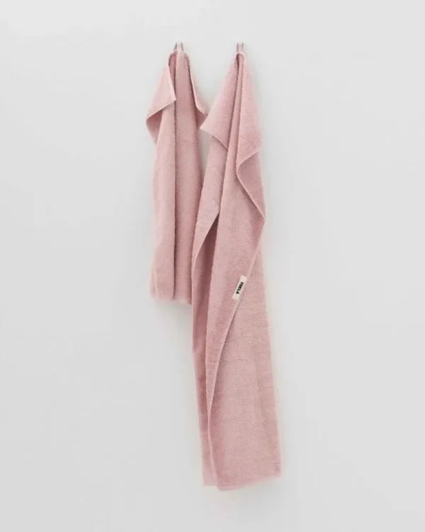 Tekla Badezimmertextilien^Gästehandtuch, Shaded Pink