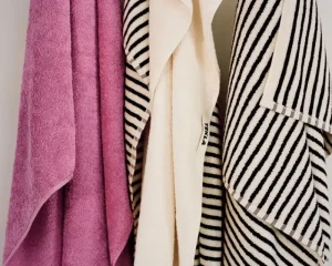 Tekla Badezimmertextilien^Gästehandtuch, Shaded Pink