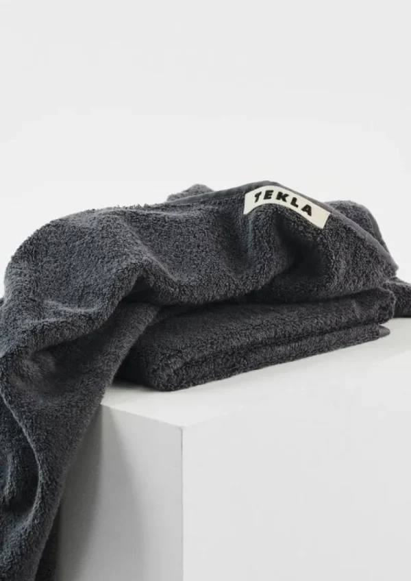 Tekla Badezimmertextilien^Handtuch, charcoal grey