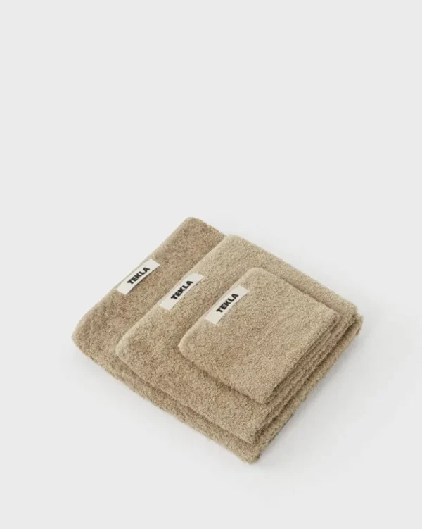 Tekla Badezimmertextilien^Handtuch, sienna