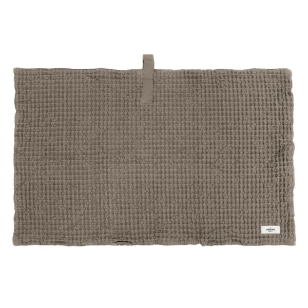 The Organic Company Badezimmertextilien^Big Waffle Badematte, Lehmbraun