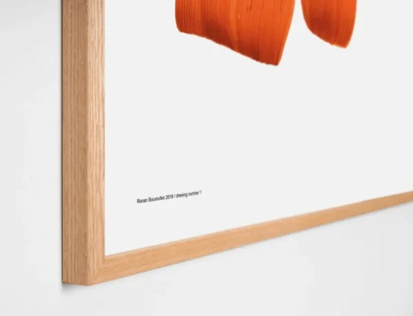 The Wrong Shop Poster Und Pinnwände^Drawing 1 Poster mit Eichenrahmen, 52,5 x 70,3 cm
