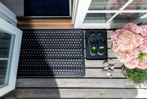 Tica Copenhagen Outdoor-textilien | Teppiche Und Läufer^Dot Fußmatte, 60 x 90 cm, Schwarz