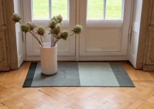 Tica Copenhagen Teppiche Und Läufer^Stripes Horizontal Teppich, 67 x 120 cm, Grün