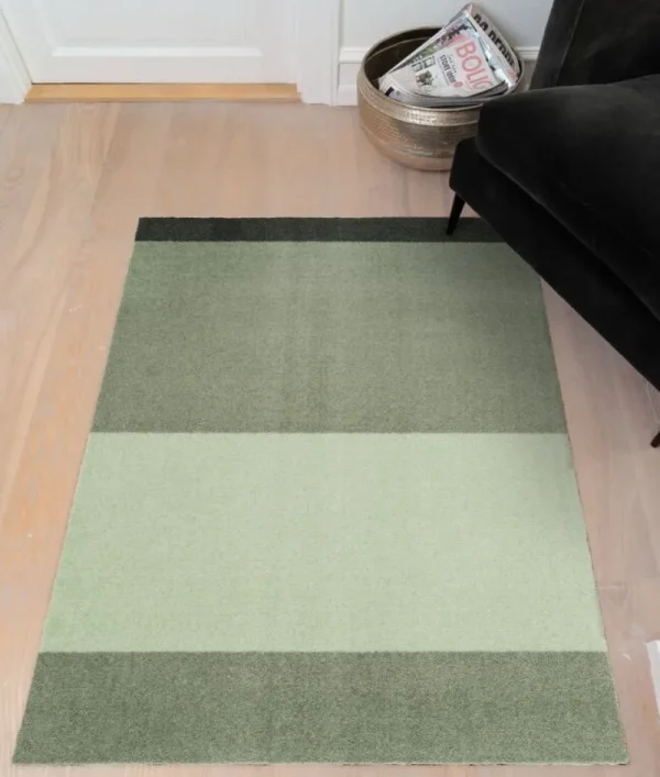 Tica Copenhagen Teppiche Und Läufer^Stripes Horizontal Teppich, 67 x 120 cm, Grün