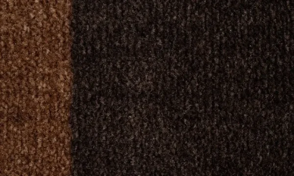 Tica Copenhagen Teppiche Und Läufer^Stripes Horizontal Teppich, 40 x 60 cm, Cognacb. - Dklb. - Schw.