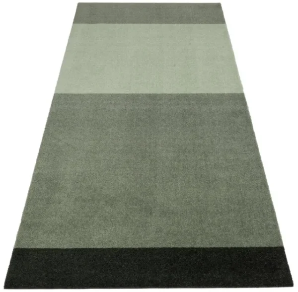 Tica Copenhagen Teppiche Und Läufer^Stripes Horizontal Teppich, 90 x 200 cm, Grün