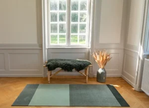 Tica Copenhagen Teppiche Und Läufer^Stripes Horizontal Teppich, 90 x 200 cm, Grün