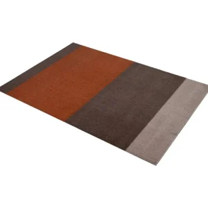 Tica Copenhagen Teppiche Und Läufer^Stripes Teppich, 90 x 130 cm, Braun - Terrakotta