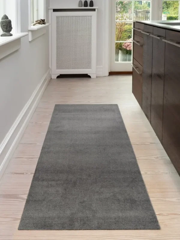 Tica Copenhagen Teppiche Und Läufer^Uni Color Teppich, 90 x 200 cm, Stahlgrau