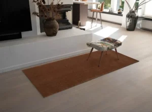 Tica Copenhagen Teppiche Und Läufer^Uni Color Teppich, 90 x 200 cm, Cognacbraun