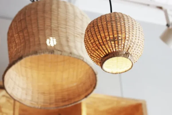 LYFA Deckenleuchten-Tikau Bamboo Pendelleuchte von Ilkka Suppanen, L