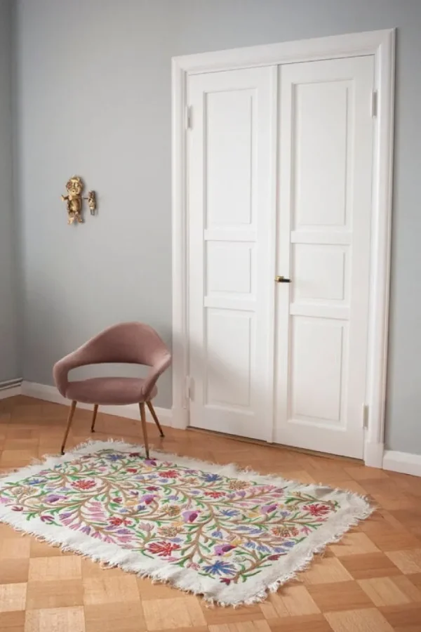 Finnish Design Shop Teppiche Und Läufer^Tikau Birds Teppich, bunt, 125 x 185 cm