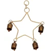 Tikau Weihnachtsdekoration^Star Bell Dekoration, Messing