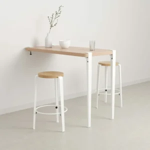 Fredericia Tische-TIPTOE Bartischbein, 110 cm, 1 Stück, Cloudy White
