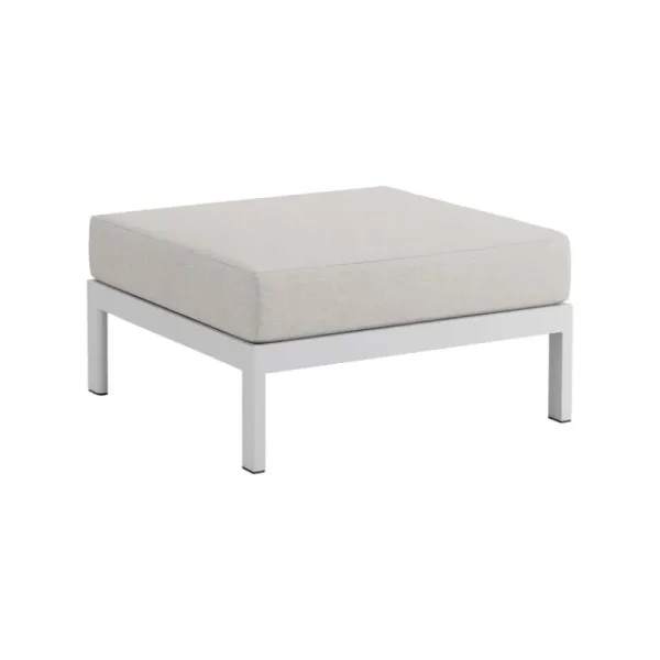 HAY Sofas Und Liegen-TIPTOE Easy Ottomane, Australgrau - Heidegrau
