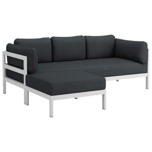 TIPTOE Sofas Und Liegen-Easy Ottomane, Australgrau - Schiefergrau