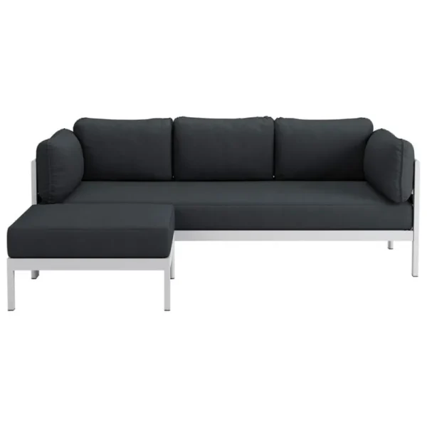 TIPTOE Sofas Und Liegen-Easy Ottomane, Australgrau - Schiefergrau