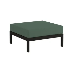 TIPTOE Sofas Und Liegen-Easy Ottomane, Graphitschwarz - Waldgrün