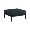 HAY Sofas Und Liegen-TIPTOE Easy Ottomane, Graphitschwarz - Schiefergrau