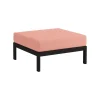 Audo Copenhagen Sofas Und Liegen-TIPTOE Easy Ottomane, Graphitschwarz - Vintage-Rosa