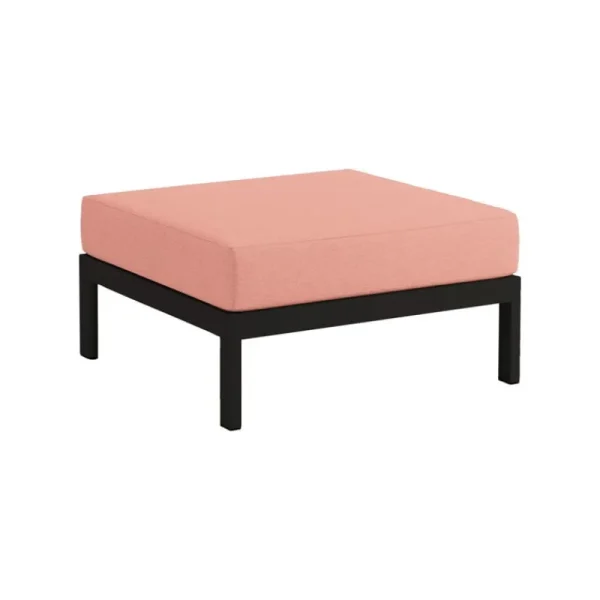 Audo Copenhagen Sofas Und Liegen-TIPTOE Easy Ottomane, Graphitschwarz - Vintage-Rosa