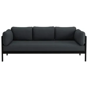 TIPTOE Sofas Und Liegen-Easy 3-Sitzer-Sofa, Graphitschwarz - Schiefergrau