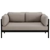 Hem Sofas Und Liegen-TIPTOE Easy 2-Sitzer-Sofa, Graphitschwarz - Sandbeige