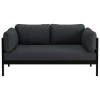 Warm Nordic Sofas Und Liegen-TIPTOE Easy 2-Sitzer-Sofa, Graphitschwarz - Schiefergrau