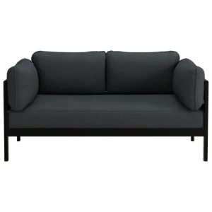 Warm Nordic Sofas Und Liegen-TIPTOE Easy 2-Sitzer-Sofa, Graphitschwarz - Schiefergrau
