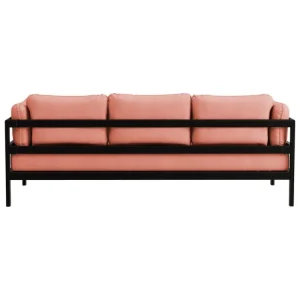 TIPTOE Sofas Und Liegen-Easy 3-Sitzer-Sofa, Graphitschwarz - Vintage-Rosa